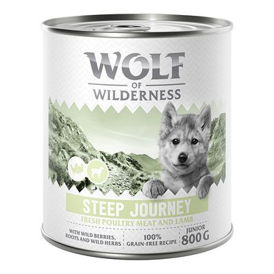 Wolf of Wilderness Expedition drób, jagnięcina junior 800 g × 6