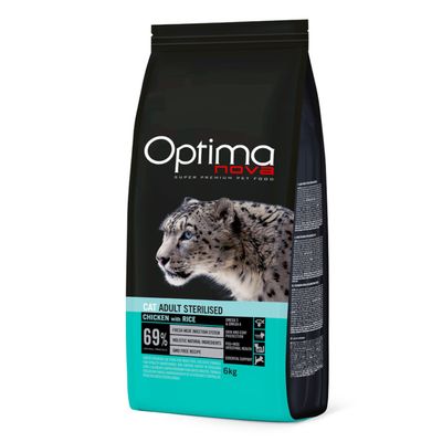 Optimanova Sterilised drób adult 6 kg