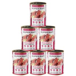 Rafi Super Rafi cielęcina, indyk, królik adult 400 g × 6