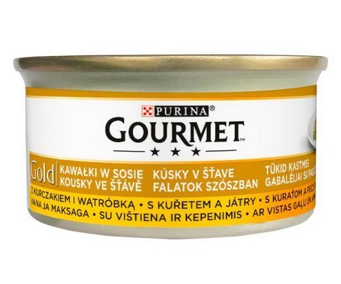 Purina Gourmet Gold kurczak, wątróbka 85 g