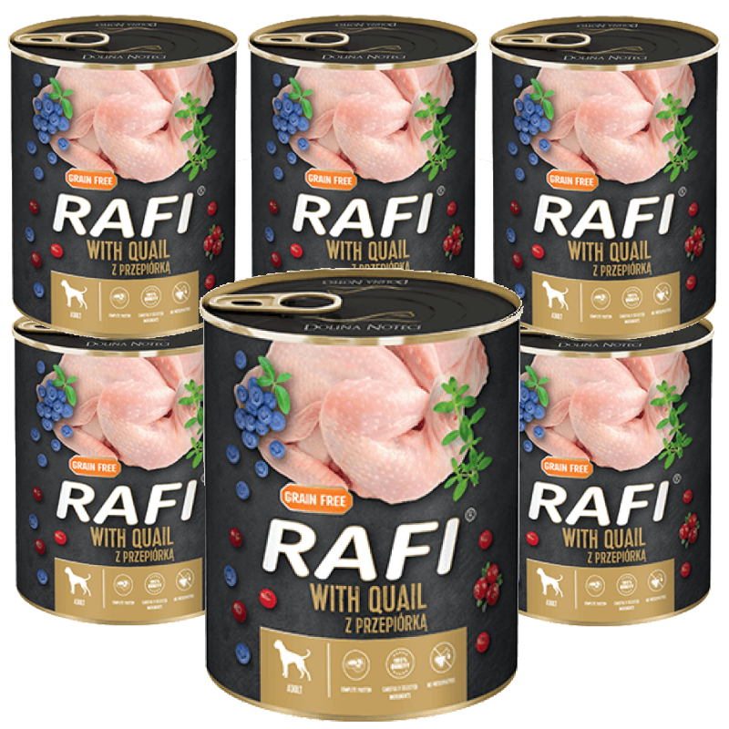 Rafi przepiórka adult 800 g × 6