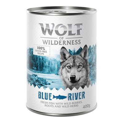 Wolf of Wilderness Monoprotein ryba adult 400 g × 24