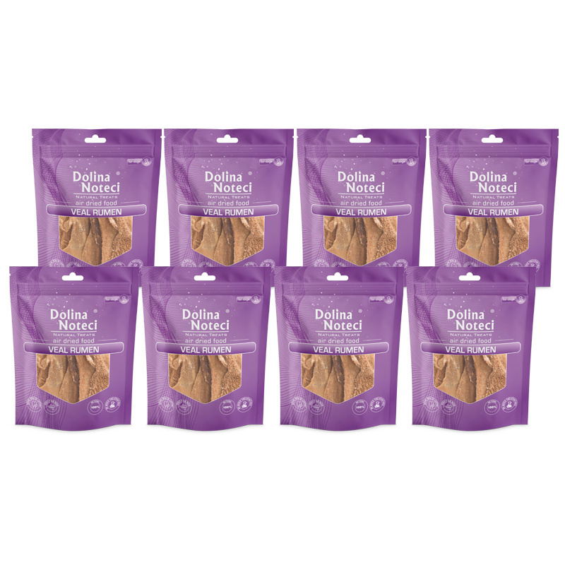 Dolina Noteci Natural Treats cielęcina 100 g × 8