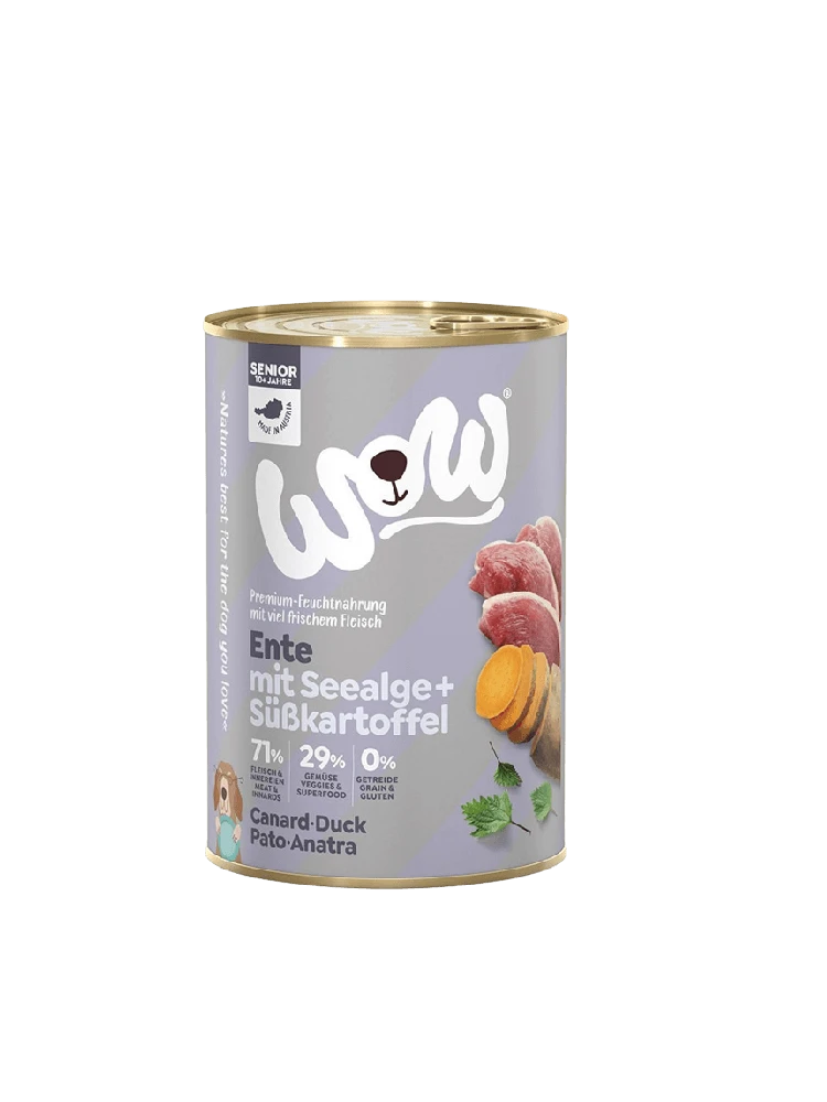 WOW kaczka senior 400 g