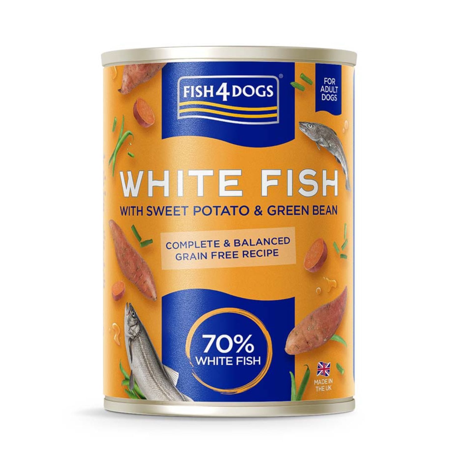 Fish4Dogs biała ryba 395 g