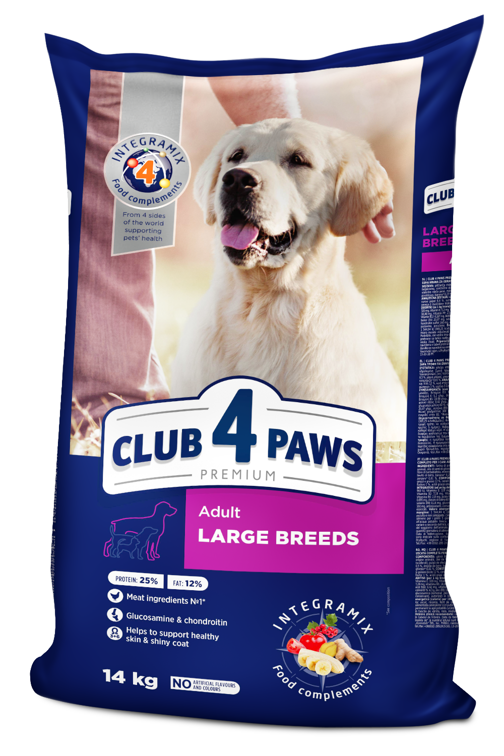 Club 4 Paws Premium kurczak adult duże rasy 14 kg