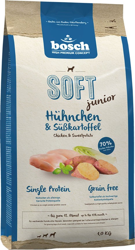Bosch Soft kurczak, bataty junior 1 kg
