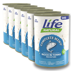 Life Dog Natural tuńczyk 400 g × 6