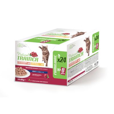 Trainer Natural Trainer mix smaków w sosie adult 85 g × 24