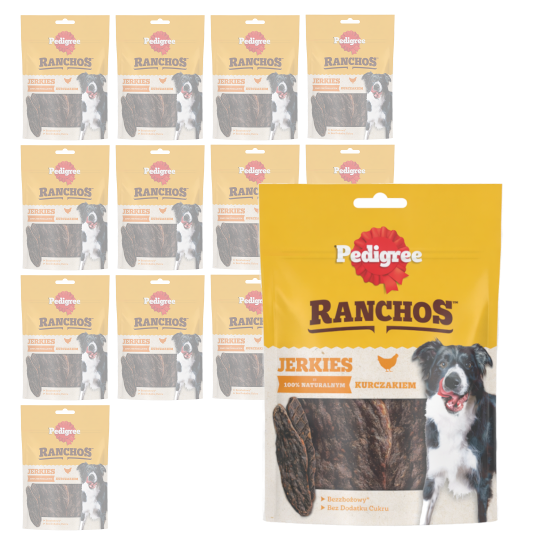 Pedigree Ranchos kurczak 70 g × 14