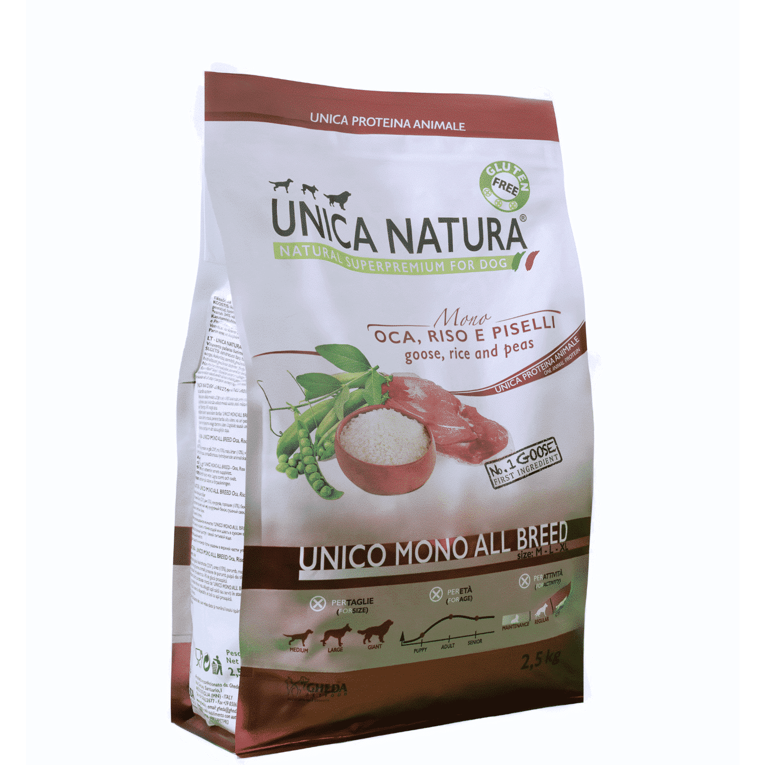 Unica Natura Unico Mono gęś 2,5 kg