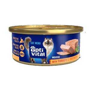 OptiVital Skin & Coat indyk pasztet adult 85 g