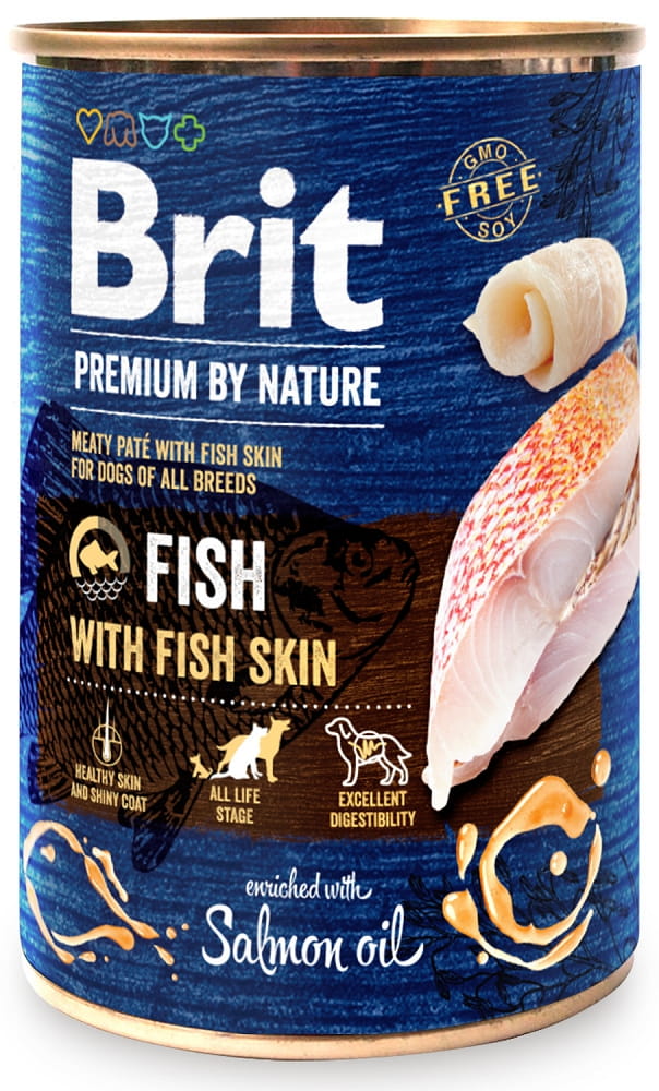 Brit By Nature ryba adult 400 g
