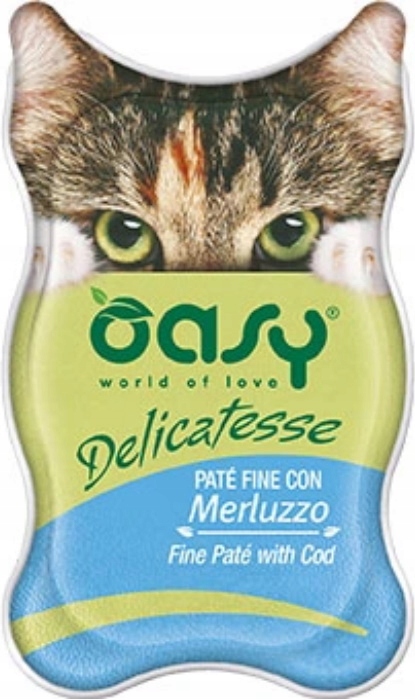 Oasy Delicatesse dorsz pasztet adult 85 g