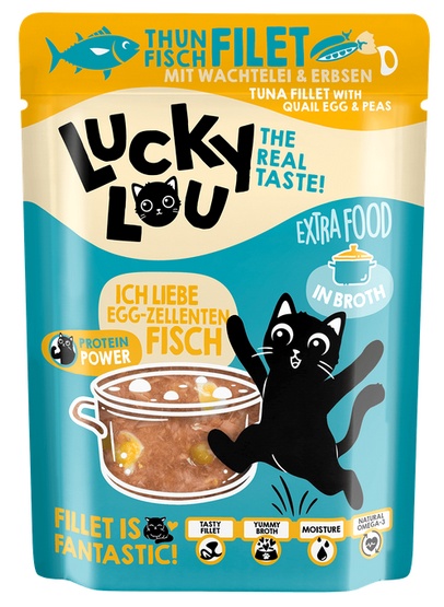 Lucky Lou Extrafood jajko, tuńczyk w bulionie 70 g