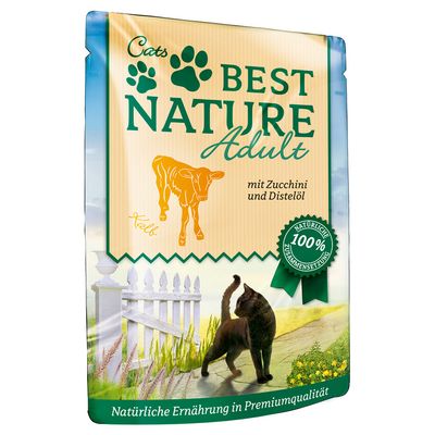 Best Nature cielęcina z cukinią adult 85 g × 16