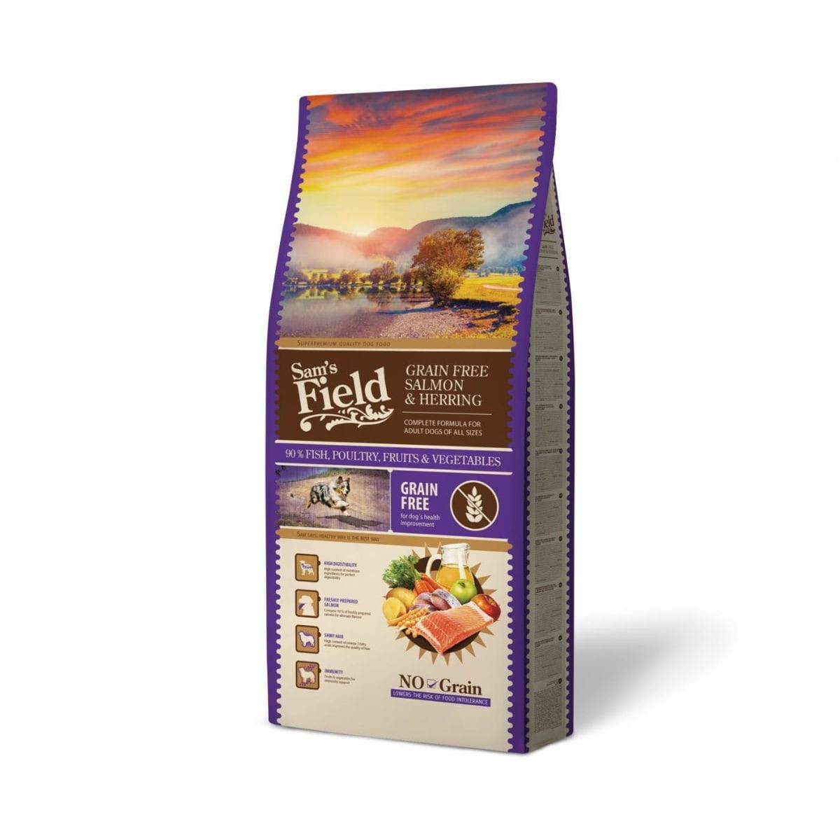 Sam's Field łosoś, śledź adult 13 kg