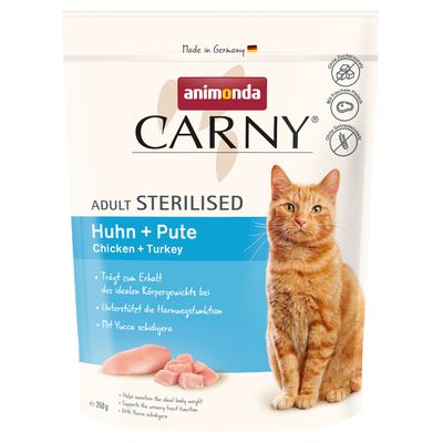 Animonda Carny Sterilised indyk, kurczak adult 350 g