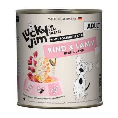 Lucky Jim jagnięcina, wołowina adult 800 g × 24