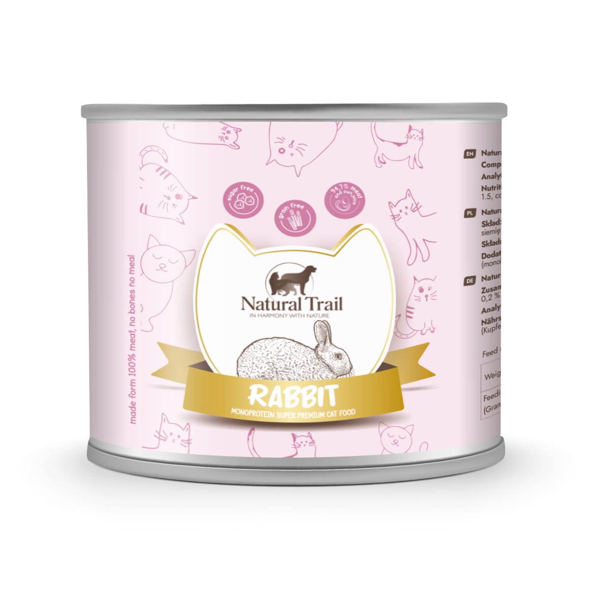 Natural Trail Mono królik 185 g