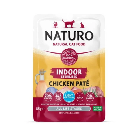Naturo Sterilised kurczak pasztet 85 g