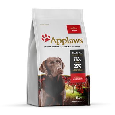 Applaws kurczak adult duże rasy 2 kg × 2