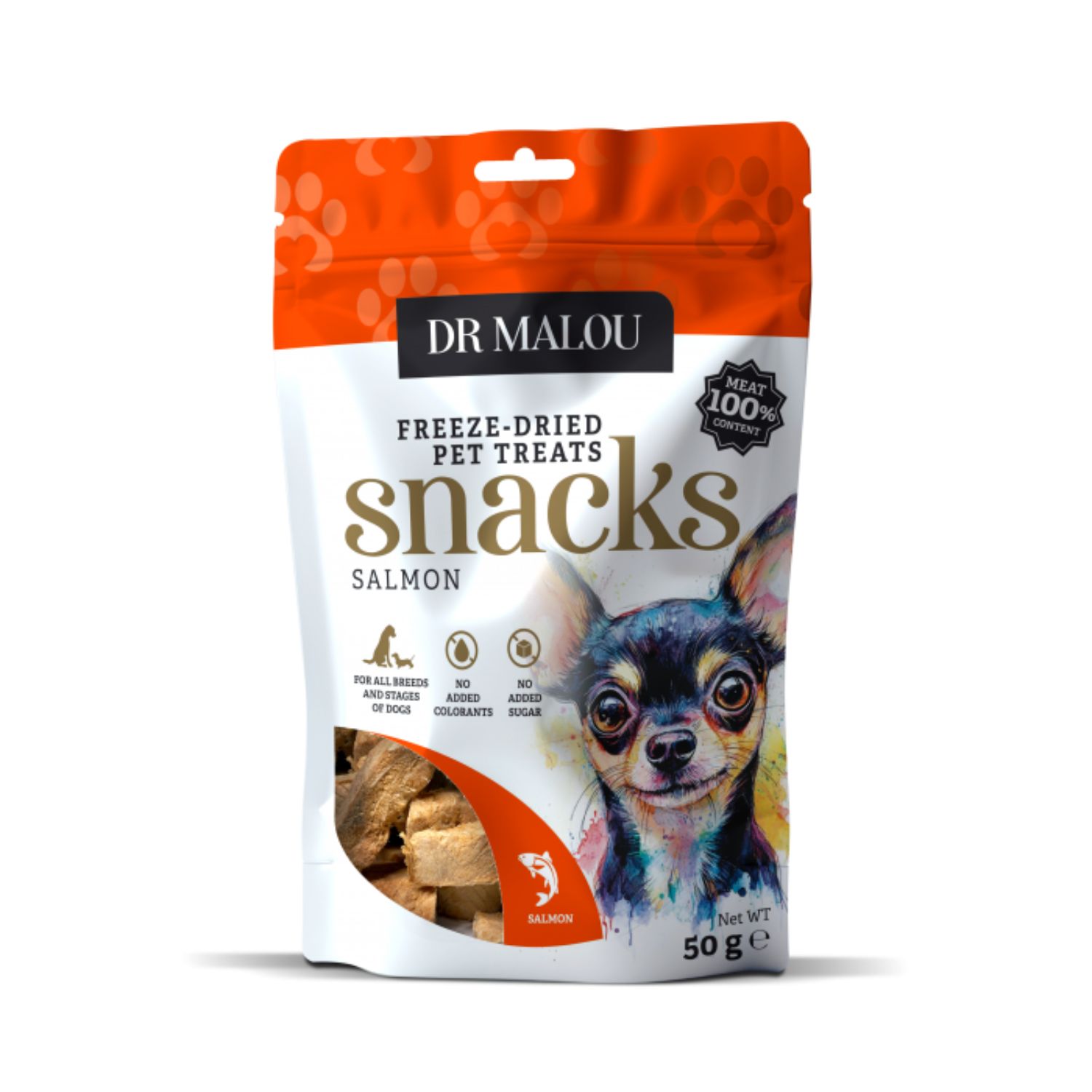 Dr Malou łosoś 50 g