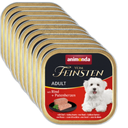 Animonda Vom Feinsten indyk, wołowina adult 150 g × 11