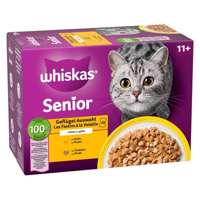 Whiskas mix smaków w sosie senior 85 g × 12