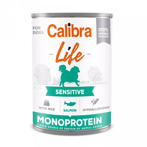 Calibra Dog Life Sensitive łosoś adult 400 g