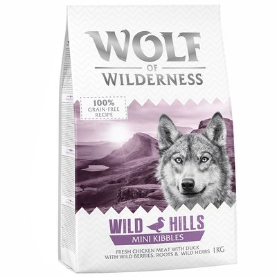 Wolf of Wilderness Wild Hills kaczka adult małe rasy 1 kg
