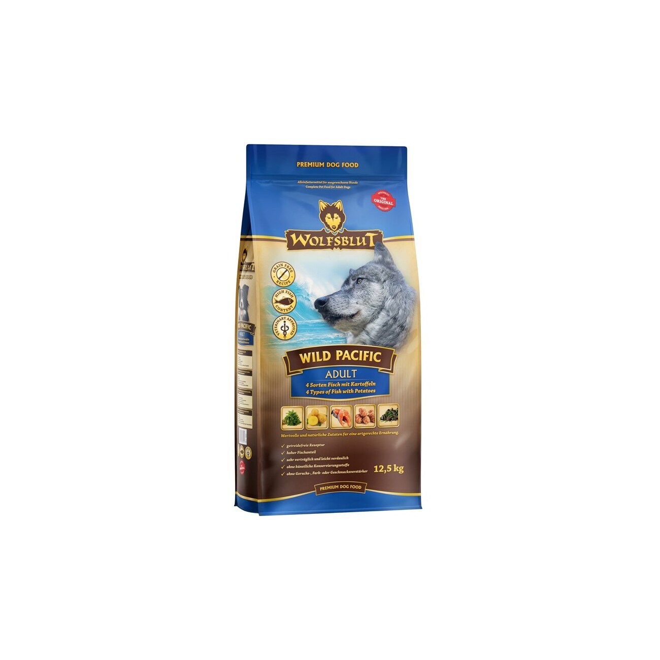Wolfsblut Wild Pacific łosoś adult 12.5 kg × 2