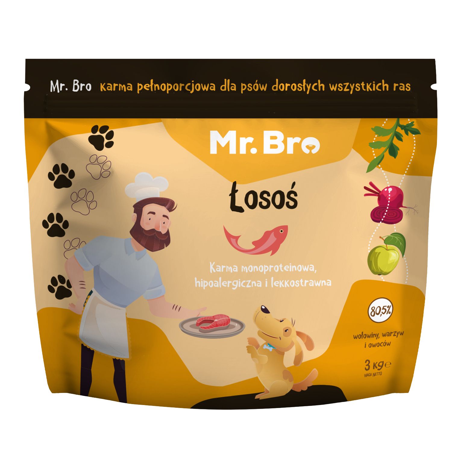 Mr. Bro łosoś adult 3 kg