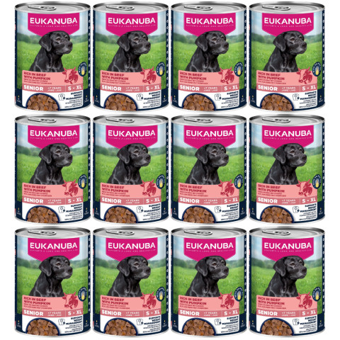 Eukanuba Life Care wołowina, dynia senior 400 g × 12