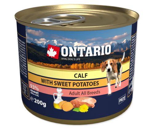 Ontario Mini cielęcina adult małe rasy 200 g
