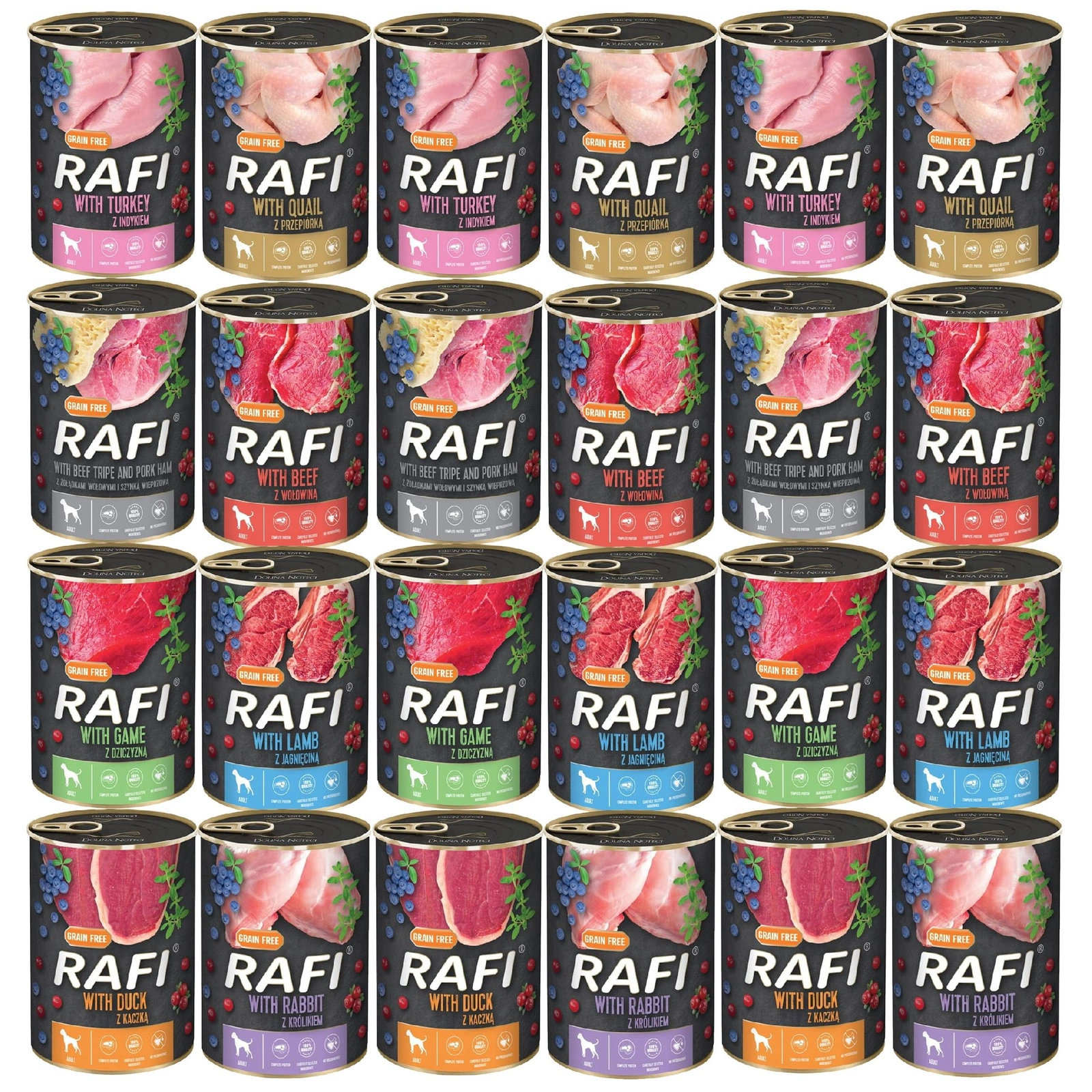 Rafi 400 g × 24