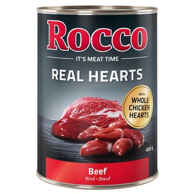 Rocco Real Hearts wołowina 400 g × 6