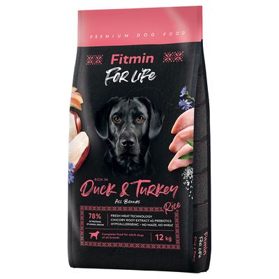 Fitmin For Life indyk, kaczka adult 12 kg