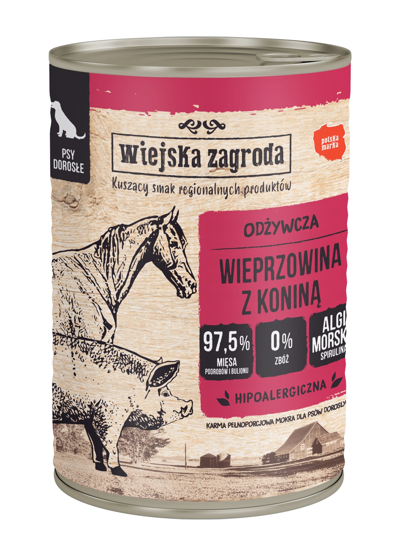 Wiejska Zagroda konina, wieprzowina 400 g