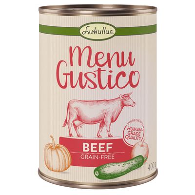Lukullus Menu Gustico wołowina 400 g × 6