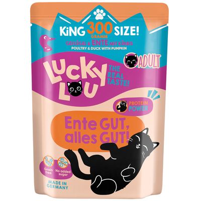 Lucky Lou drób, kaczka w bulionie adult 300 g × 6