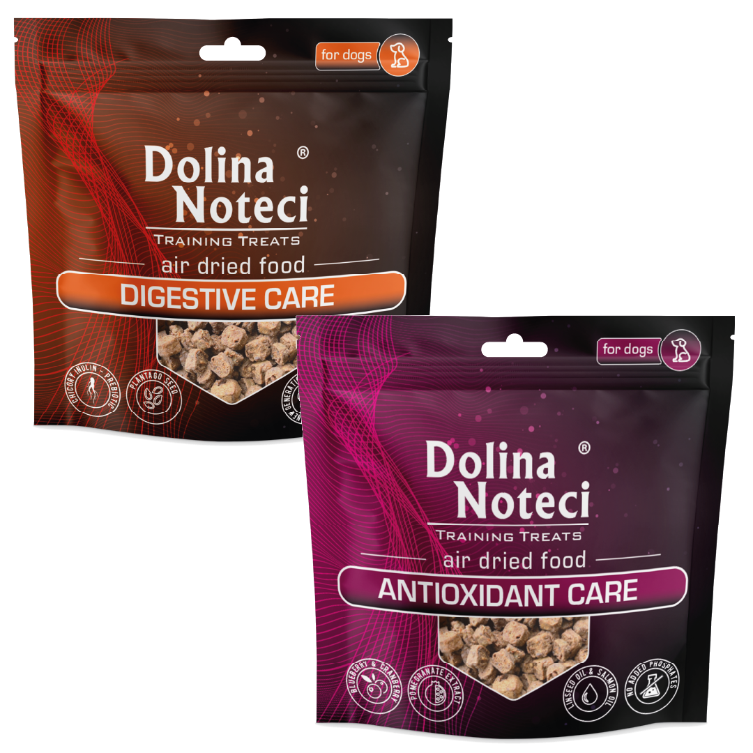 Dolina Noteci Training Treats Antioxidant Digestive Care wołowina i wieprzowina z kaczką dla dorosłych 130 g × 2