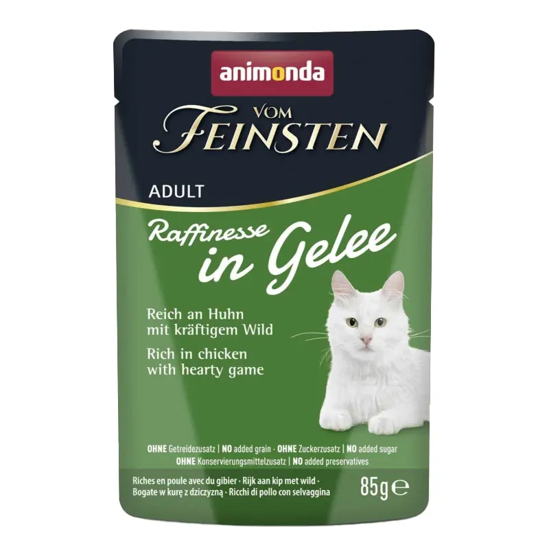 Animonda Vom Feinsten Raffinesse dziczyzna, kurczak w galaretce adult 85 g