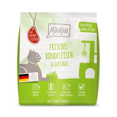 MjAMjAM Knusprige Mahlzeiten drób, wołowina 300 g
