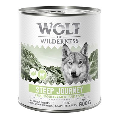 Wolf of Wilderness Expedition drób, jagnięcina adult 800 g × 6
