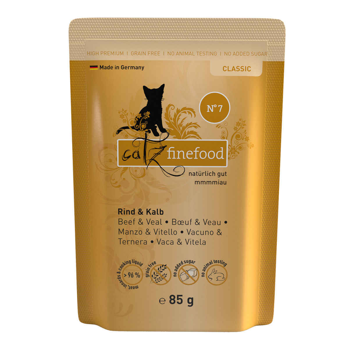 Catz Finefood Classic wołowina, cielęcina 85 g
