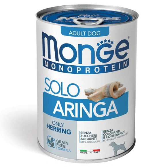 Monge Monoprotein Solo śledź adult 400 g