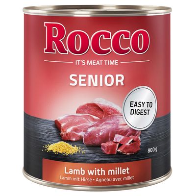 Rocco jagnięcina z prosem senior 800 g × 6