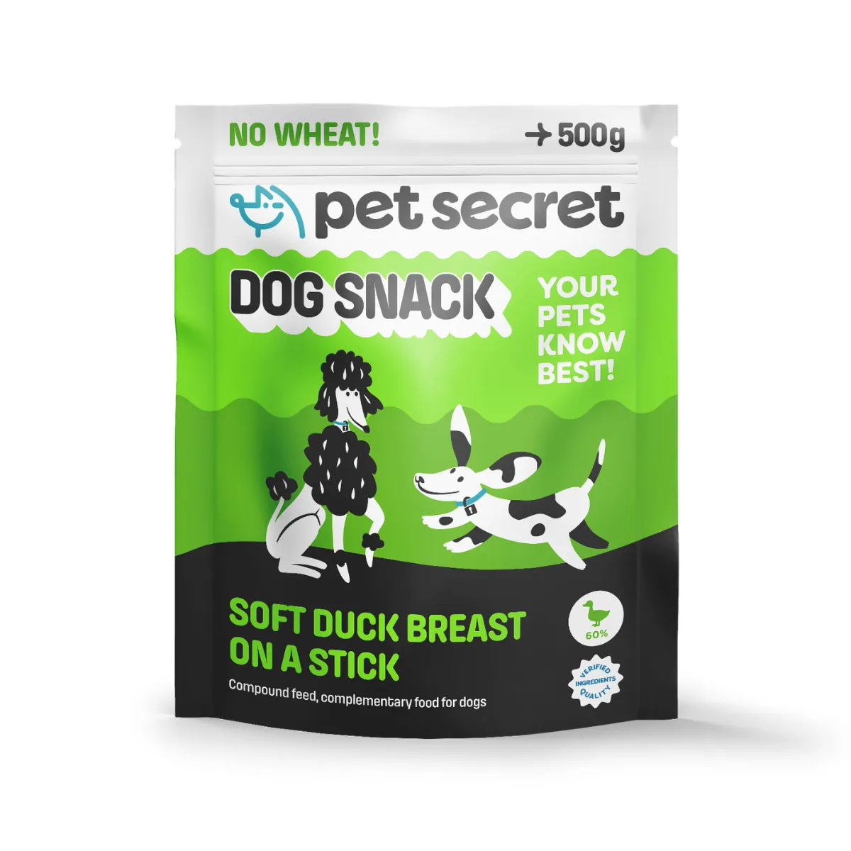 Pet Secret pierś z kaczki na patyku 500 g
