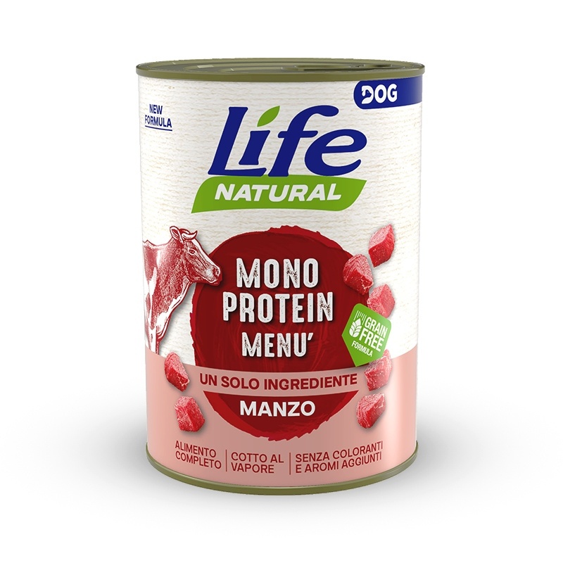 Life Dog Natural Monoprotein wołowina 400 g